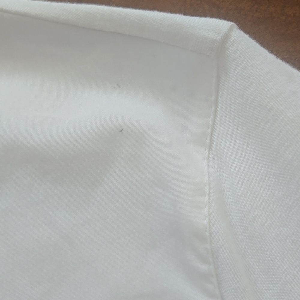 Akris Punto White Cotton Poplin And Elastane Ruffled Button Down Size 8 - Picture 9 of 16
